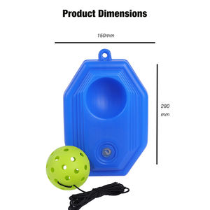 Indoor/outdoor pickleball trainingsmateriaal, plastic ballen voor kinderen en volwassenen, trainer & oefenhulpmiddel, voor recreatief gebruik. - Product Image 2