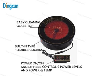 1200W Smart Single <strong>Induction</strong> Cooktop Electrical Mini Portable Round Electric <strong>Induction</strong> <strong>Cooker</strong> Plastic OEM Ceramic <strong>Piano</strong> Cottura - Product Image 2