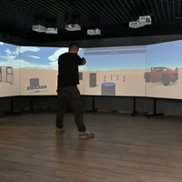 Vente chaude : Équipement de jeu intérieur interactif pour enfants – Simulateur de tir par projection, jeu de tir avec projecteur pour aire de jeux