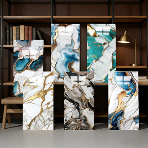 Fonjue 2026 Pola Ubin Dinding PVC Modern Baru, Pemasangan Mudah Tempel Lepas, Tahan Air, Perekat Sendiri, Marmer 3D Busa Dinding - Product Image 4