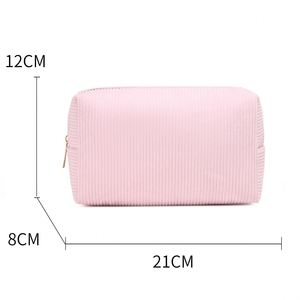New Fashionable Cosmetic Travel Compact Lipstick Bag with Small Organizer Pocket Square Shape Polyester <b>Material</b> DIY Design - Product Image 4
