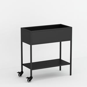 Jardinière surélevée en acier galvanisé <span class=keywords><strong>avec</strong></span> roues pour légumes <span class=keywords><strong>et</strong></span> fleurs - Product Image 2