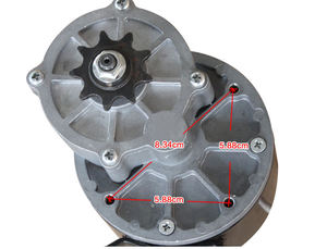 Moteur à engrenages à balais CC MY1016Z2 250W 24V 36V pour vélo électrique, trottinette, avec support en fer pour conversion DIY - Product Image 2