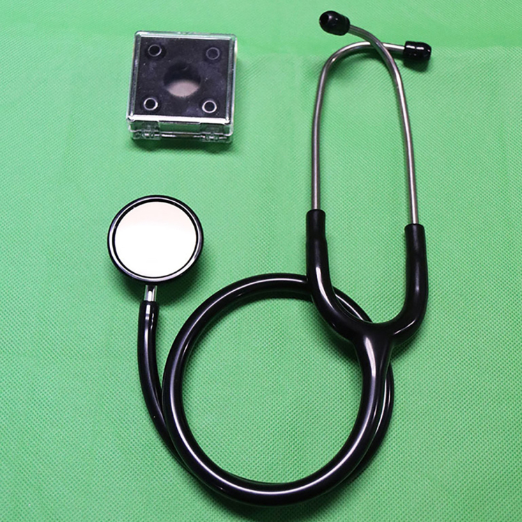 Estetoscopio rosa de diagnóstico médico, set de estetoscopio estetoscopio profesional