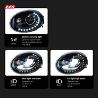 Nouveaux phares LED LKS 6000K avec lentille de projecteur et feux de jour DRL à clignotants séquentiels pour Beetle 2013-2018