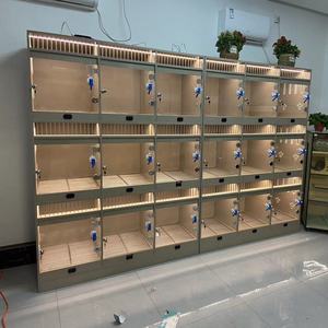 Heavy Indoor Houten Kooi Voor Huisdieren Met Glazen Elegante <span class=keywords><strong>Kennel</strong></span> Met Dierenthema En Whelpping Box Voor Honden, Perfecte Huisdiermeubels - Product Image 2