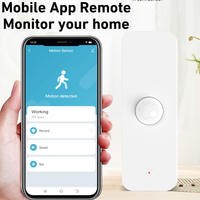 Tuya WiFi PIR Sensor Gerak Keamanan Rumah Pintar Inframerah 128 Deteksi Sudut Lebar Alarm Sensor Tubuh Manusia Bekerja dengan Aplikasi Kehidupan Cerdas