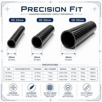 Pipa Serat Karbon untuk Drone UAV FPV Frame Arm Quadcopter Roll Wrapped Pipe Ukuran Kustom OEM