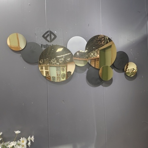 102X39CM S High Gloss Golden Home Modern Luxury <strong>Living</strong> <strong>Room</strong> <strong>Wall</strong> <strong>Metal</strong> Art <strong>Decor</strong> Hanging <strong>for</strong> Sale Discounts Dropshipping DDP - Product Image 3