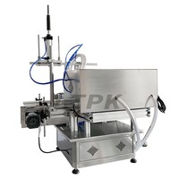 Machine de remplissage de liquides de bureau automatique à 2 têtes avec pompe magnétique de haute précision pour parfum, spiritueux, jus, toner, lotion, bain de bouche, huile