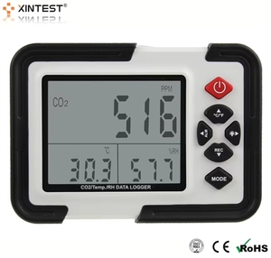 เครื่องวัดอุณหภูมิและความชื้น CO2 แบบพกพา HTI รุ่น HT-2000 แบบมัลติฟังก์ชั่น - Product Image 6