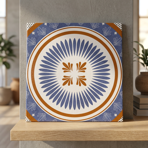 Carreaux de sol en céramique numérique émaillée modernes à quatre grilles 30x30cm, design artistique décoratif d'intérieur - Product Image 5