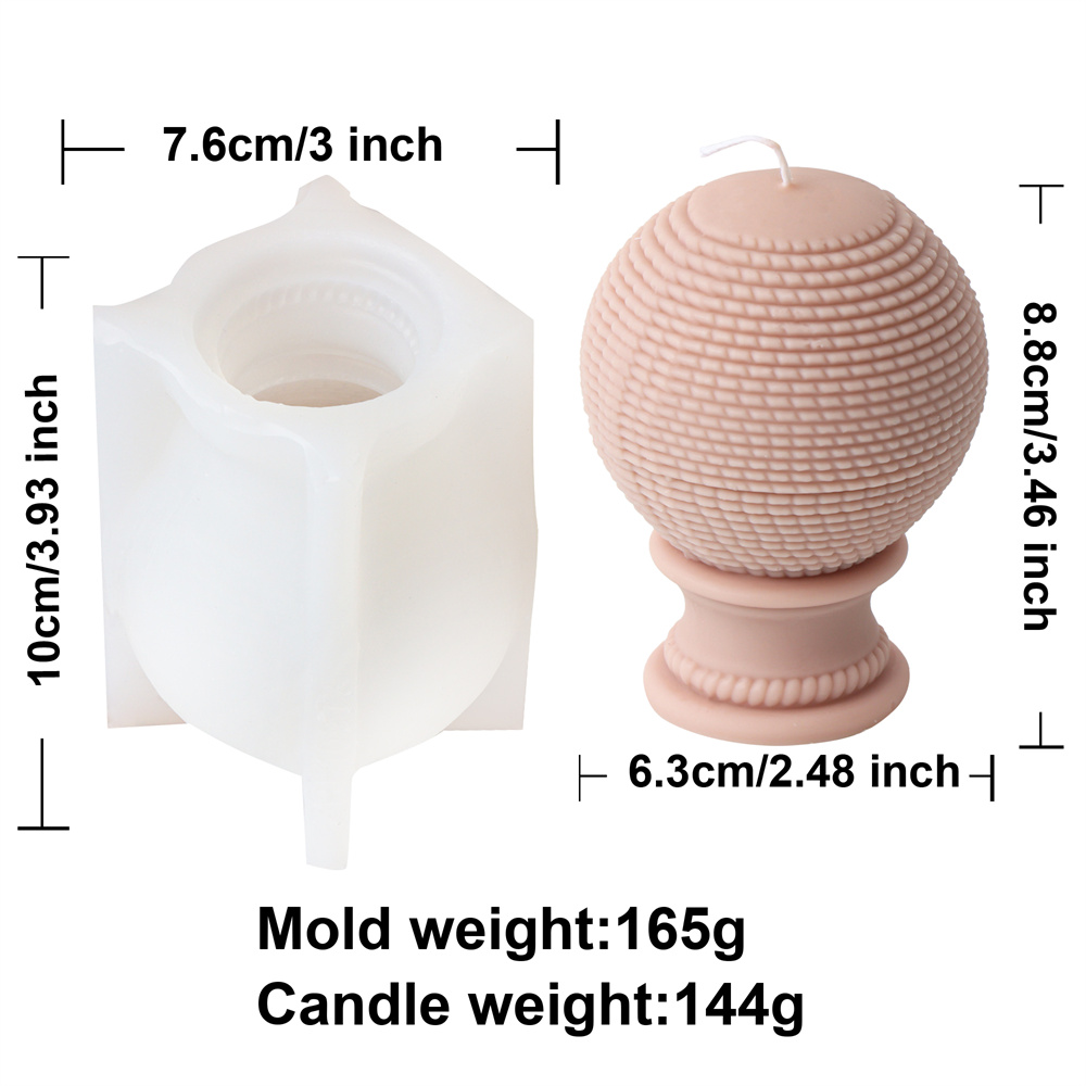 Thread-shaped Candle Mold