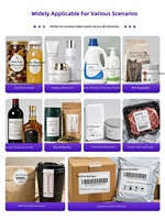 Étiquettes personnalisées pour miel, autocollants adhésifs argentés, imperméables, imprimés offset CMYK, écologiques, en forme d'hexagone, pour emballage