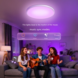 Fuente <span class=keywords><strong>de</strong></span> Alimentación para Lámpara <span class=keywords><strong>de</strong></span> Techo Inteligente Ultrafina <span class=keywords><strong>de</strong></span> 24W, Regulable, con Cambio <span class=keywords><strong>de</strong></span> Color, WIFI, Control por Voz con Alexa y Google, Alto CRI 80/90 - Product Image 3