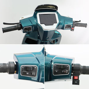 Motocicleta Eléctrica de Bajo Precio en India, Scooter Eléctrico de 10 Pulgadas, 27H, 60V, Suspensión Completa, Precio CKD - Product Image 4