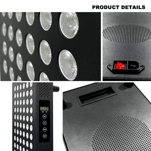원격 제어 1500W 의료 기기 300pcs LED 전신 패널 630/660/810/830/850nm 적외선 램프 레드 라이트 치료 헤드 IT - Product Image 4