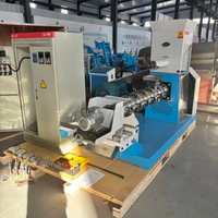 Petite machine extrudeuse d'aliments flottants pour poissons, machine à granulés pour l'aquaculture, pour tilapia, carpe, poisson-chat