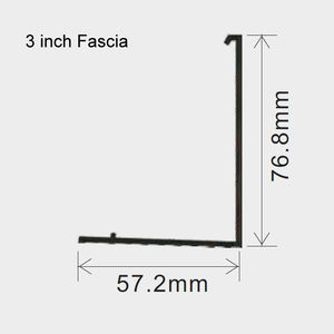 Fascia a scatto in metallo <span class=keywords><strong>per</strong></span> <span class=keywords><strong>tende</strong></span> a <span class=keywords><strong>rullo</strong></span>, fascia quadrata a L in alluminio, cassonetto <span class=keywords><strong>per</strong></span> <span class=keywords><strong>tende</strong></span> a <span class=keywords><strong>rullo</strong></span> da finestra - Product Image 3