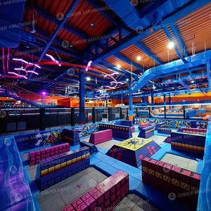 Equipo <span class=keywords><strong>de</strong></span> deportes extremos interior plástico PVC personalizado salto Ninja Warrior carrera <span class=keywords><strong>de</strong></span> obstáculos Warrior Parkour trampolín <span class=keywords><strong>Parque</strong></span> - Product Image 4