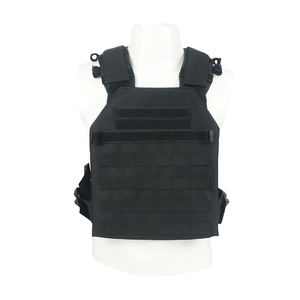 Gilet tactique noir pour l'entraînement sur le terrain en plein air Gilet de sécurité Molle léger et imperméable - Product Image 3