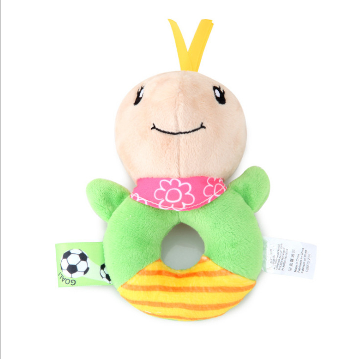 Baby Plush Cute Animal Educational Toy Handbell
