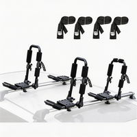 Nouveau porte-bagages de toit pour kayak en alliage d'acier à fixation rapide New Star J-Bar, 2 paires, support vertical pour canoë, universel, pour planche de surf