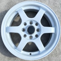 Jantes en stock 14x5.5 4x100 4x114.3 ET38mm pour voitures de tourisme JDM Civic Accord Integra Drift Track Racing