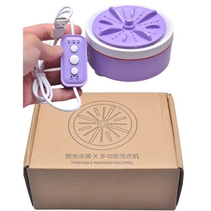 Mini-<span class=keywords><strong>lave</strong></span>-<span class=keywords><strong>linge</strong></span> portable à ultrasons avec alimentation USB pour voiture, maison et usage commercial - Modes de lavage multifonctionnels - Product Image 6