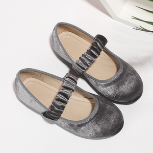 <b>Soft</b>-soled Girls Small Leather <b>Shoes</b> Fashion Party Rose Gold Bow Single Dress <b>Shoes</b> - Product Image 4