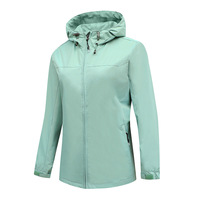 Coupe-vent décontracté en toile légère pour hommes Veste d'hiver résistante à l'eau avec logo brodé et fermeture éclair personnalisable