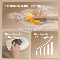 Masseur de main intelligent OEM avec fonction chauffante, pétrissage et compression par airbag pour le soulagement de la ténosynovite, de l'engourdissement et de la raideur