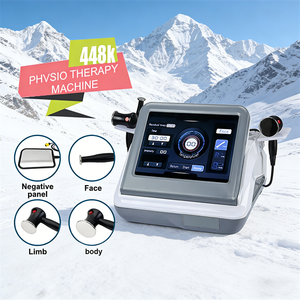 Dispositivo de Terapia de Transferencia Eléctrica Capacitiva y Resistiva de 448 kHz, Pantalla de 7.5 Pulgadas, 3 Sondas S/M/L + Placa Negativa para Uso en Salón y Hogar - Product Image 1