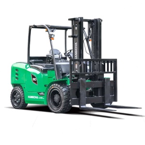 6000kg Rated Load Lithium Battery Electric Forklift Truck Compact Counterbalance Solid Tire Warehouse Forklift - Product Image 5