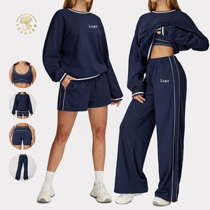 Conjuntos de Yoga de 3 Piezas Transpirables y Casuales de Talla Grande, <span class=keywords><strong>Ropa</strong></span> Deportiva <span class=keywords><strong>para</strong></span> Mujer, Traje de Entrenamiento, <span class=keywords><strong>Ropa</strong></span> de <span class=keywords><strong>Gimnasio</strong></span> - Product Image 1