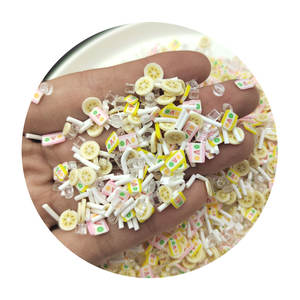 <span class=keywords><strong>En</strong></span> gros 50g Kawaii Miniature Artificielle Fruits Gâteau Tranches Polymère Argile Simulation <span class=keywords><strong>Figurines</strong></span> pour Nail Art Décoration - Product Image 2