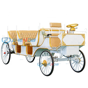 Vente directe d'usine de voitures de tourisme électriques à deux rangées de sièges, blanches / véhicules de navette touristique - Product Image 1