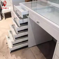 Meuble-lavabo à bas prix Table de chambre à coucher Miroir de courtoisie à LED avec gradateur tactile à lumière LED Coiffeuse de maquillage moderne