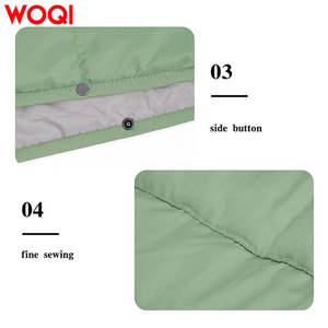Saco de Dormir Portátil Woqi 135x100cm, Estilo Sobre, Cortavientos, de Nailon, para Adultos, para Acampar al Aire Libre, con Capucha - Product Image 5
