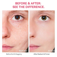 Crème pour le visage à la capsule de collagène rose PDRN ADN de saumon, soin de la peau, réparation de la barrière, anti-âge, raffermissant, éclaircissant