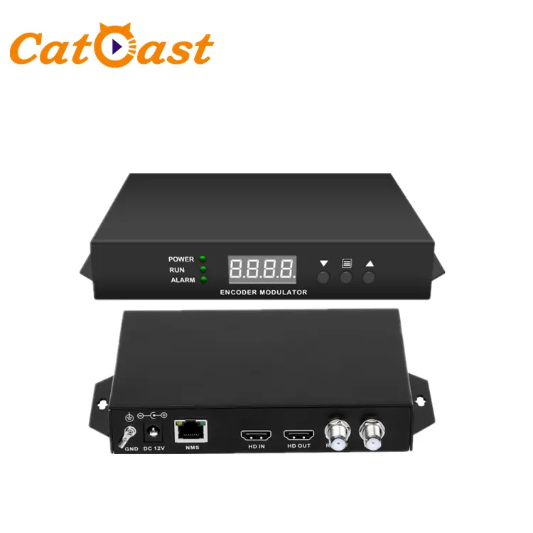ตัวปรับโมดูเลเตอร์มินิ MPEG2,เครื่องถอดรหัส DVB-C HD เป็น RF ATSC J.83B 1080การมอดูเลต MPEG2 P