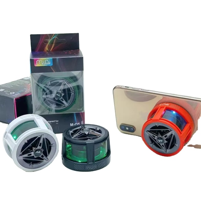 M-Q5 Wireless Blue Tooth Mini Magnetic Speakers Portable Stereo Bass Mini Woofer Active BT Speakers With RGB LED Colorful Light