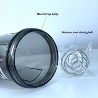 Nouveau shaker à protéines en gros pour PC, pour le sport, la remise en forme, le mélange de milkshake, design étanche et scellé, logo personnalisé