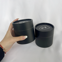 Emballage personnalisé en tube de papier cylindrique biodégradable et écologique pour café, cosmétiques et produits alimentaires – Disponible immédiatement