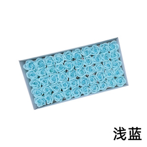 ช่อกุหลาบสบู่สามชั้นสำหรับวันวาเลนไทน์50ดอก/กล่อง - Product Image 6