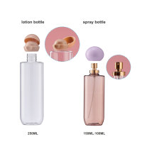 Flacon de luxe à bouchon à bille pour lotion 100ml 150ml 250ml, flacon pour soins de la peau, toner, shampoing, pochette souple verticale avec bec verseur, emballage cosmétique personnalisé