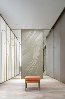 Panneau mural en PVC gaufré personnalisé - Design 3D de luxe fait main, moderne, imperméable, facile à installer pour chambre/salon