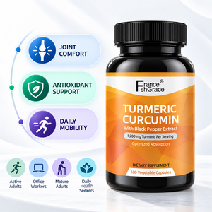 Cápsulas de Cúrcuma Shecome de Alta Absorción con Extracto de Pimienta Negra 1200 mg, Apoyo Antioxidante - Product Image 3