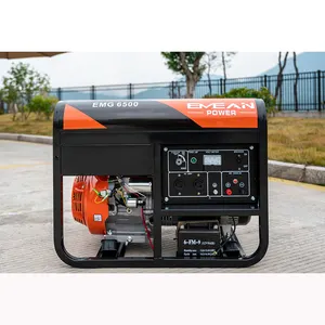 price of household silent type 5 kva petrol gasoline generator 5kva 5kw 5000w 5000 w in china