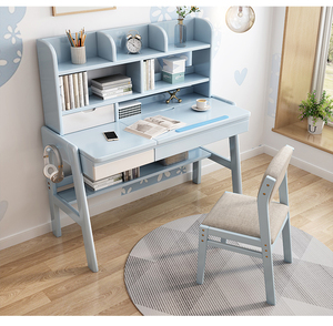 Juego de mesa y sillas de estudio para niños al por mayor, muebles Escolares de Aprendizaje para estudiantes, mesa de estudio ergonómica de madera para niños para el hogar - Product Image 5